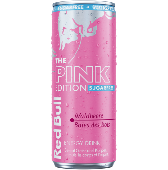 Red Bull - Pink Edition Sugarfree Waldbeere 250ml